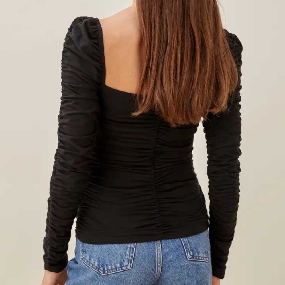 NWT Reformation Ersa Top - black - Picture 2 of 5